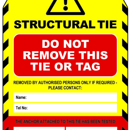 SCF39 - Scafftag Tietag Test Tag Pack of 50