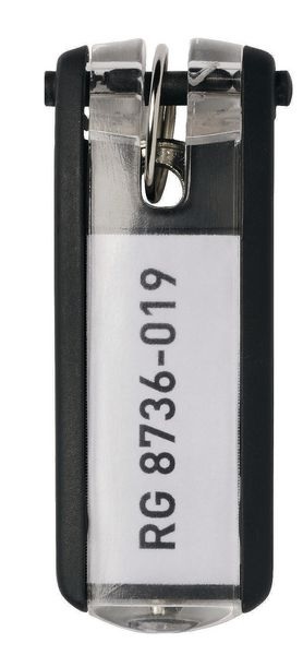 SEC737BLK - Pack of 6 Key Clips - Black