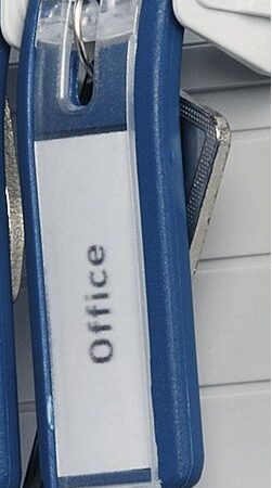 SEC737BLU - Pack of 6 Key Clips - Blue