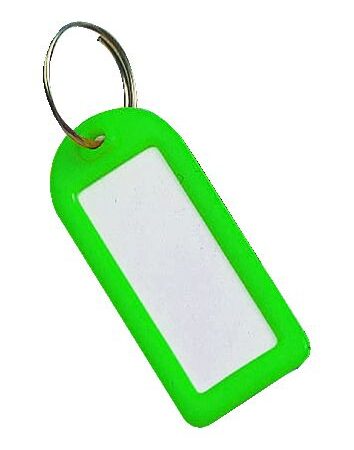 SL-A1-GREEN - Key Tags Pk of 25 - Green