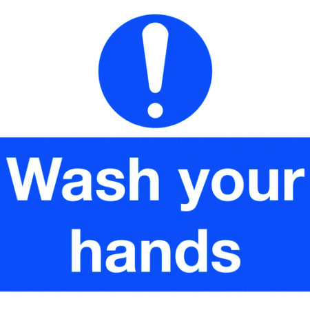 SML11A - 58x90mm Wash Your Hands - Pk of 6