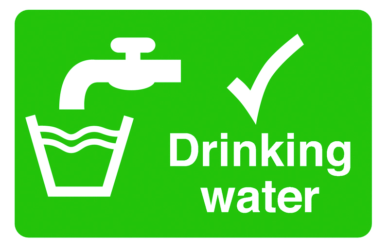 SML14A - 58x90mm Drinking Water - Pk of 6