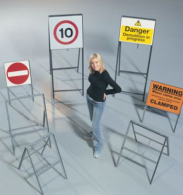 STA1 - 450x600mm Single Side Stanchion