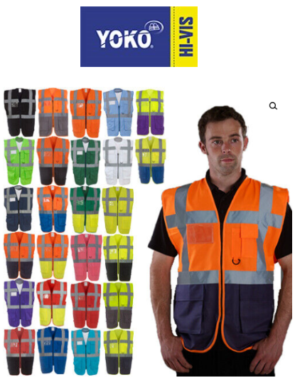 HVW801 Multifunctional Yoko Executive Vest 22 Different Colour Options