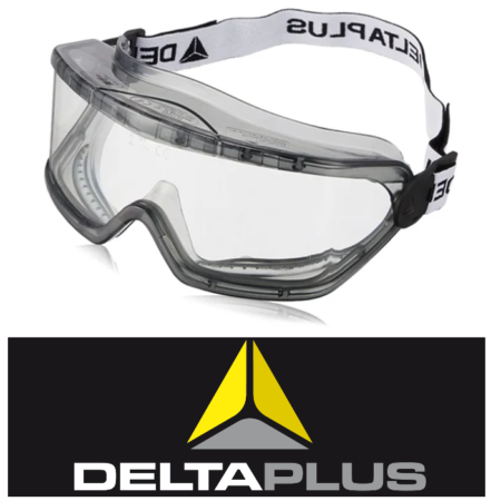 Delta - Galeras Widescreen Contemporary wrap-around bifocal design Goggle for use with a respirator mask EN166 1 BT / 34 BT