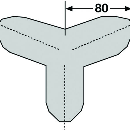TRAF184 - Foam Edge Protector - Trapeze (External Tri Corners)