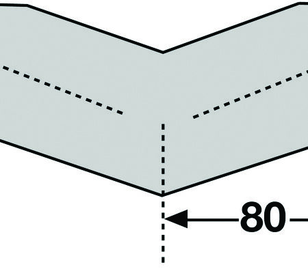 TRAF185 - Foam Edge Protector - Trapeze (External Corners)