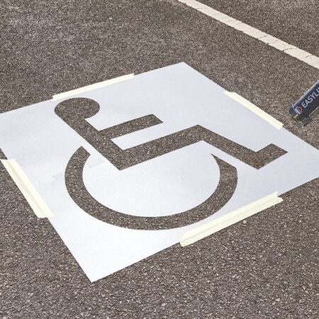 TRAF727 - Disabled Parking Bay Stencil