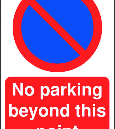 TRAF985AJAGP - 400x300 No parking beyond this point
