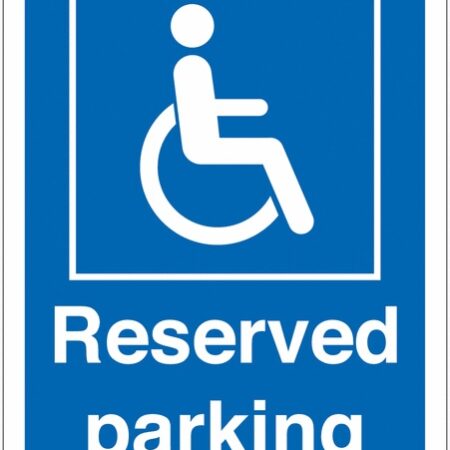 TRAF994AJAGP - 400x300 Disabled reserved parking