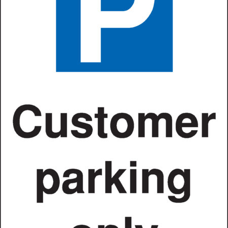 TRF0331AJAGP - 400x300 Customer parking only