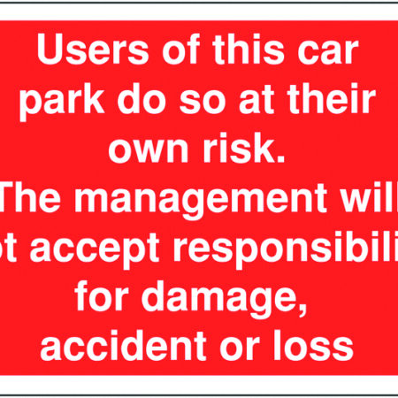 TRF0536BJAGP - 300x400 Users of this car park do so at their own risk