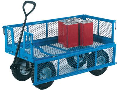 TRU10 - 4-Wheeled Rough Terrain Platform Steel Trucks