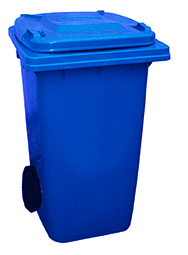 WASTE30/BL - 120 Litre Wheeled Bin - Blue