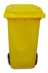 WASTE30/Y - 120 Litre Wheeled Bin - Yellow