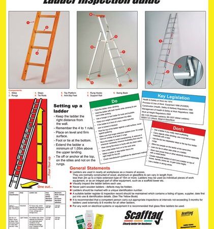 WC211 - Scafftag Ladder Inspection Guide Wallchart