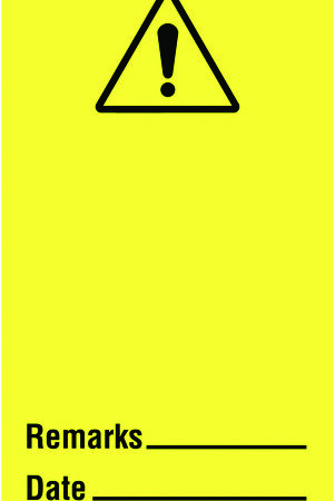 WT53A - 110x50mm Warning blank Maintenance Safety Tag