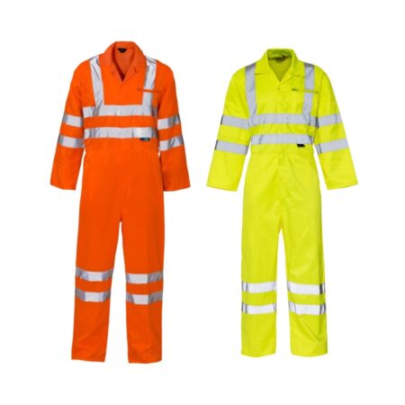 38481- Hi Vis Polycotton Coverall