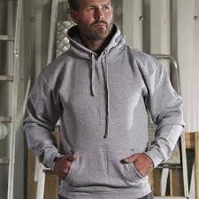 Tuff Stuff 177 Hendon Hoodie lined hood has a neat cross-over at the front