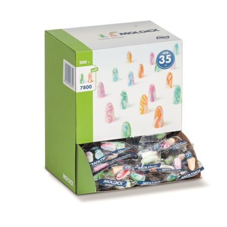 7800-Moldex  Spark Plug Ear Plugs-Contoured ear plugs.