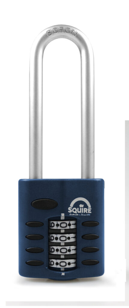 302YGA100 / 303DYB100 - Recodeable Long Open Shackle Padlock