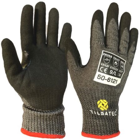 50-6121 Cut level F palm coated glove