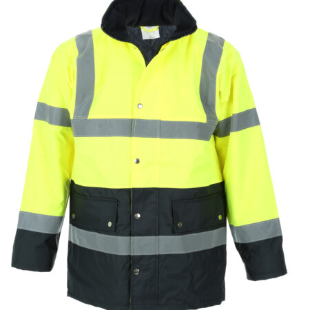 8624101 - Blackrock Yellow Two Tone Padded Waterproof Hi Vis Jacket
