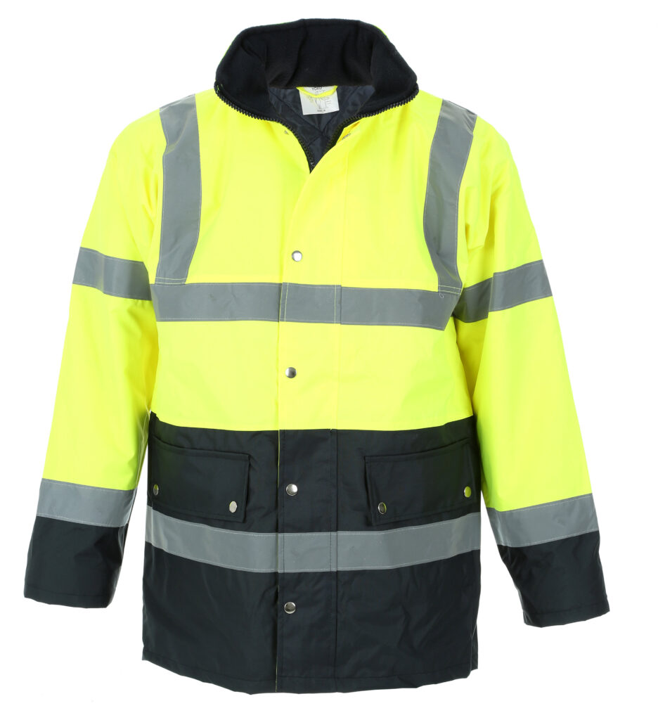 8624101 - Blackrock Yellow Two Tone Padded Waterproof Hi Vis Jacket