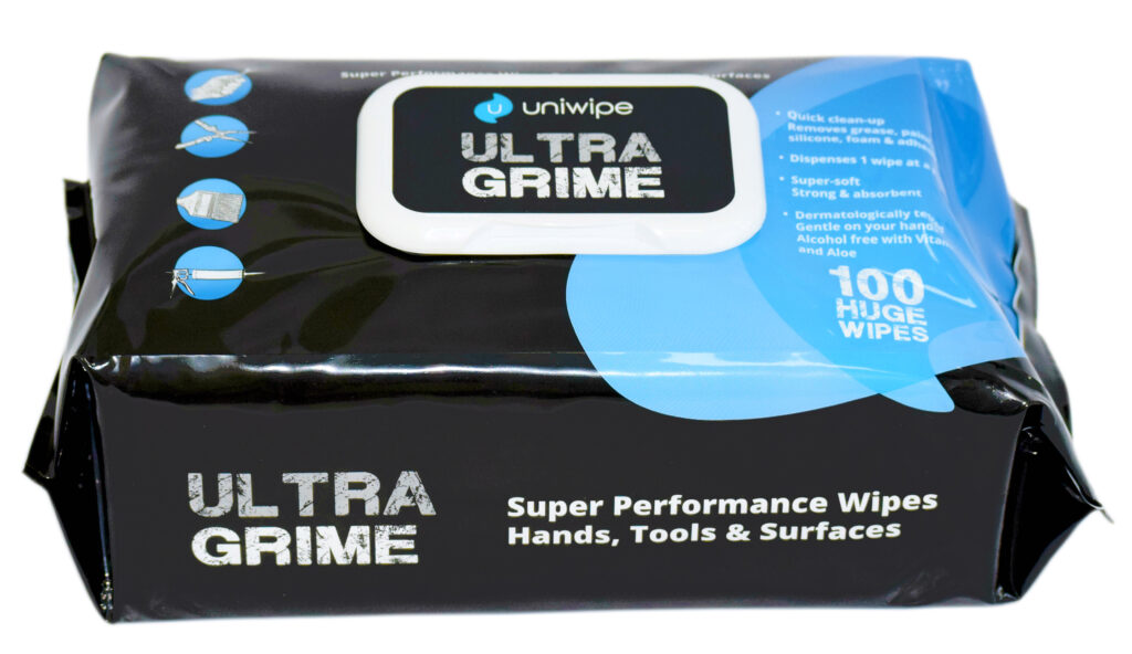 Jan0207 - Uniwipe Ultra Grime Pack of 100 Wipes