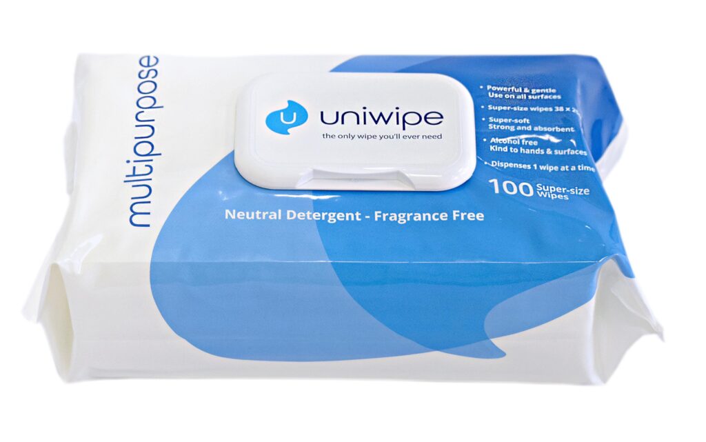 Jan0208 - Uniwipe Multipurpose Pack of 100 Wipes