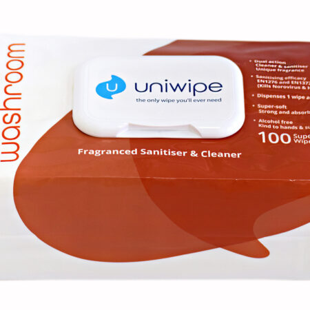 Jan0209 - Uniwipe Washroom Pack of 100 Wipes