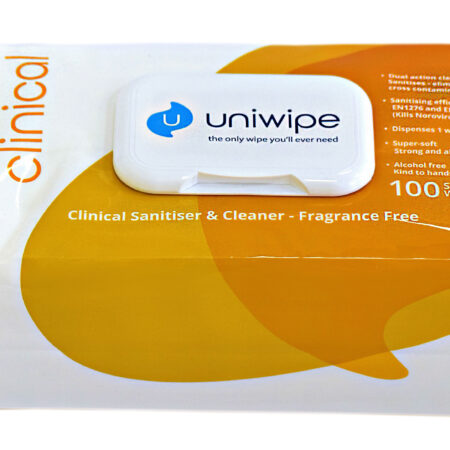 Jan0210 - Uniwipe Clinical Pack of 100 Wipes