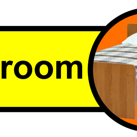 KAI010 - 210x480mm Bedroom Dementia Sign