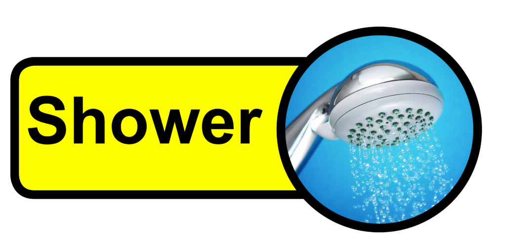 KAI013 - 210x480mm Shower Dementia Sign