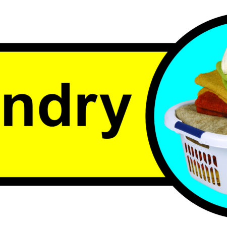 KAI017 - 210x480mm Laundry Dementia Sign