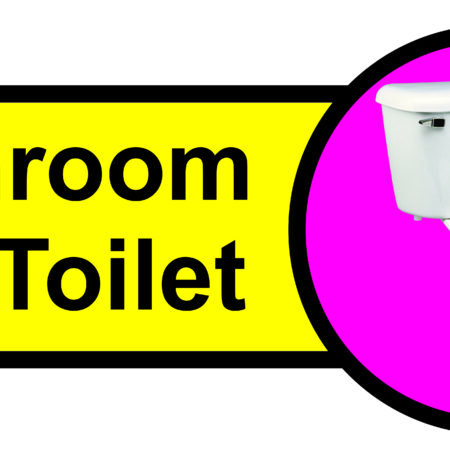 KAI018 - 210x480mm Bathroom & Toilet Dementia Sign
