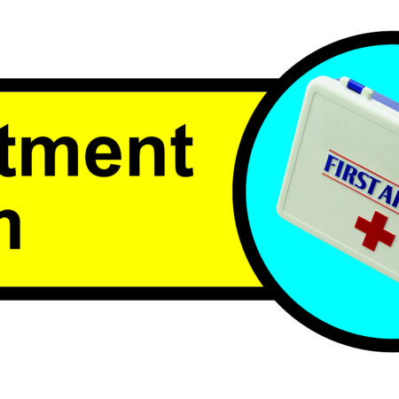 KAI020 - 210x480mm Treatment room Dementia Sign