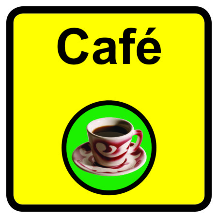 KAI103 - 300x300mm Cafe Dementia Sign