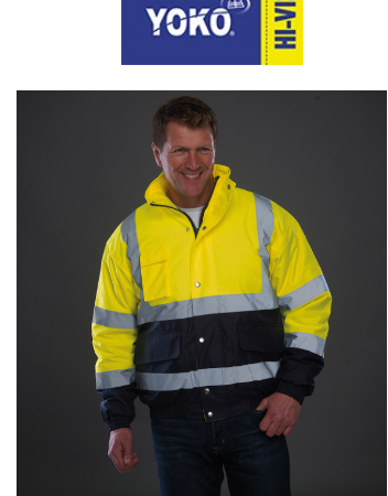 YK201 Hi-Vis 2 Tone Bomber Jacket Replaced by HVP218
