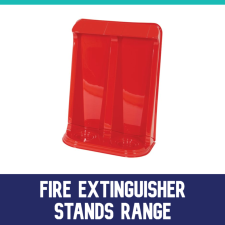 FRE263R - Classic Fire Extinguisher Stand - 2 Extinguishers