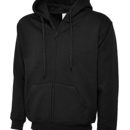 UC504 Adults Classic Full Zip Hooded Sweatshirt Unisex, 50% Polyester 50% Cotton 300GSM - Image 2