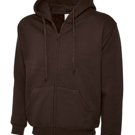 UC504 Adults Classic Full Zip Hooded Sweatshirt Unisex, 50% Polyester 50% Cotton 300GSM - Image 3