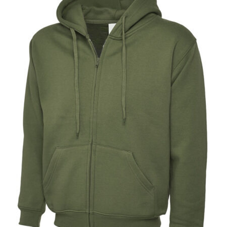 UC504 Adults Classic Full Zip Hooded Sweatshirt Unisex, 50% Polyester 50% Cotton 300GSM - Image 7