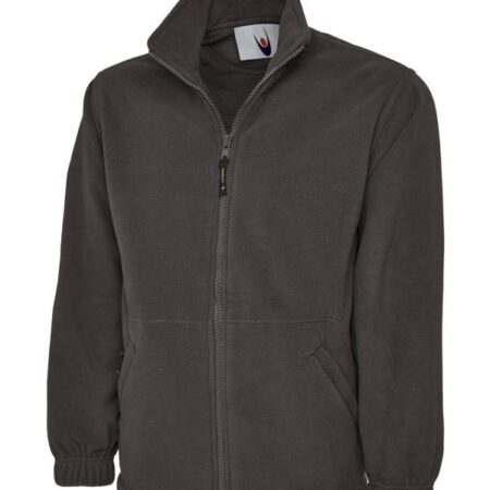 UC604 Classic Unisex Full Zip Micro Fleece Jacket 300GSM - Image 4