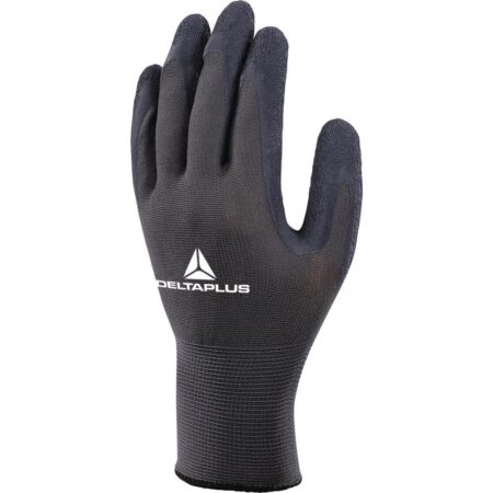 VE630 – POLYESTER KNITTED GLOVE – LATEX COATING PALM 13 gauge ideal for precision work in oily conditions £0.99/pair sold in packs of 10