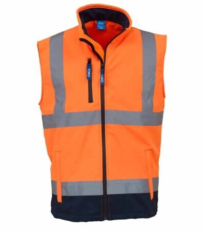YK207 - Hi-Vis Softshell Bodywarmer - Image 2