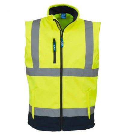 YK207 Hi-vis softshell gilet - Image 2