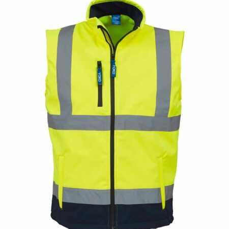YK207 - Hi-Vis Softshell Bodywarmer