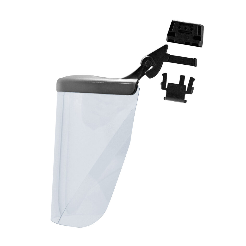 ANW060-230-008 - JSP Surefit™ Carrier and 20cm Polycarbonate Visor for Evolution® Safety Helmets