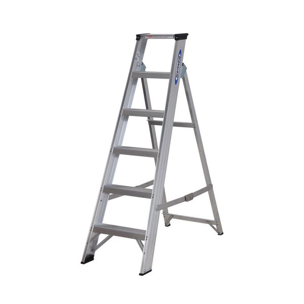 304TSA1 Industrial Non-Slip Swingback Stepladders - Image 3
